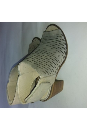 Sandały ażurowe na obcasie LANQIER 853-42 c 975